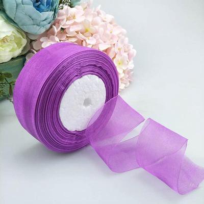 Moda Yüksek Kaliteli Organze Kurdele Sarma Kurdeleleri Hediye Paketleme 50 Yard/Rulo Parti Dekorasyonu Sıcak Satış Aksesuarları Parti Malzemeleri Popüler