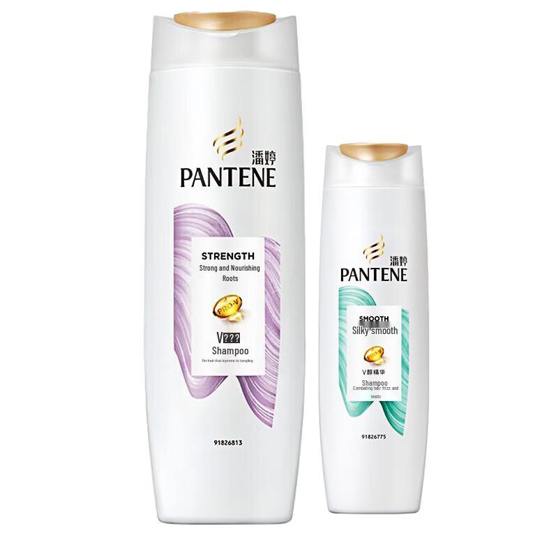 Pantene Strong Root & Silky Smooth Shampoo Set