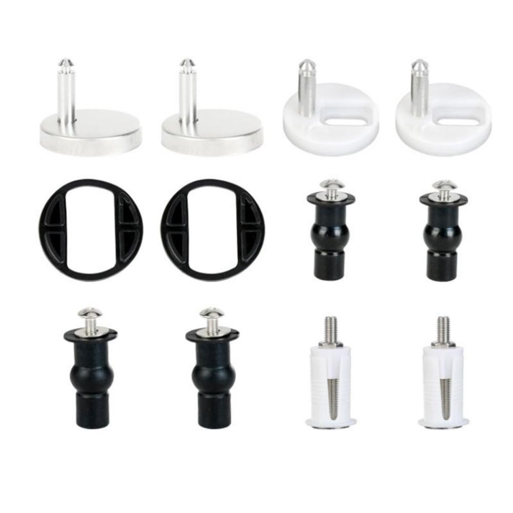 Stainless Steel Toilet Lid Hinges Set Universal Toilet Seat Fit Replacement  Toilet Lid Accessories