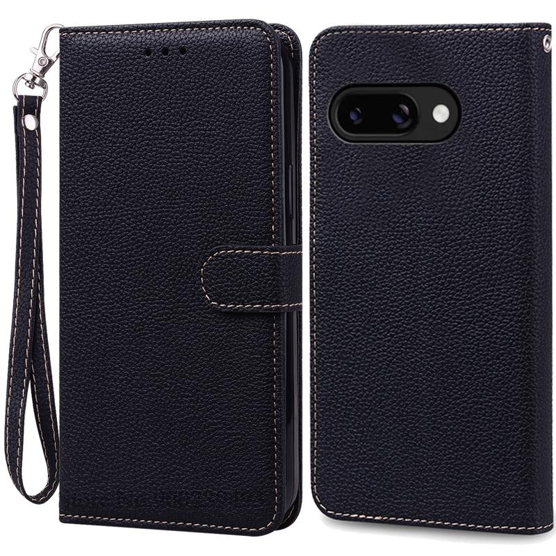 For Google Pixel 9A Case Flip Leather Wallet Cover For Google Pixel 9A Case Book Phone Cover Coque Fundas Capa
