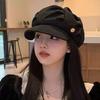 Autumn Winter Felt Beret Hats Women  French Painter Hat Girls Trendy Solid Color Berets Ladies Multicolored Flat Cap