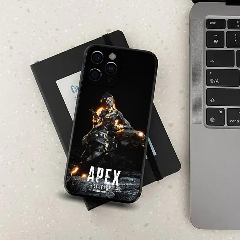 Game A-Apex Legends Phone Case For Apple iPhone 15,14,13,12,11,Pro,X,XS,Max,XR,Plus,Mini Soft Black Cover