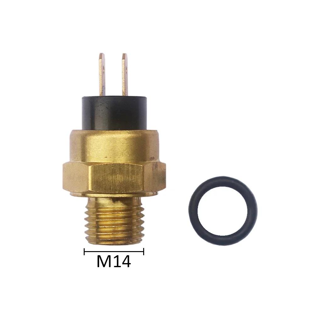 M14 M16 85° Durable Brass Motorcycle Radiator Coolant Fan Water Temperature Thermostat Switch Efficient Performance