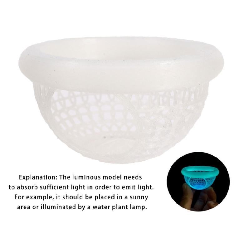 Artistic Floating Betta Bed with 3D Print Design Hideouts Cave Shelter Place for Aquarium Underwater Display Accessory