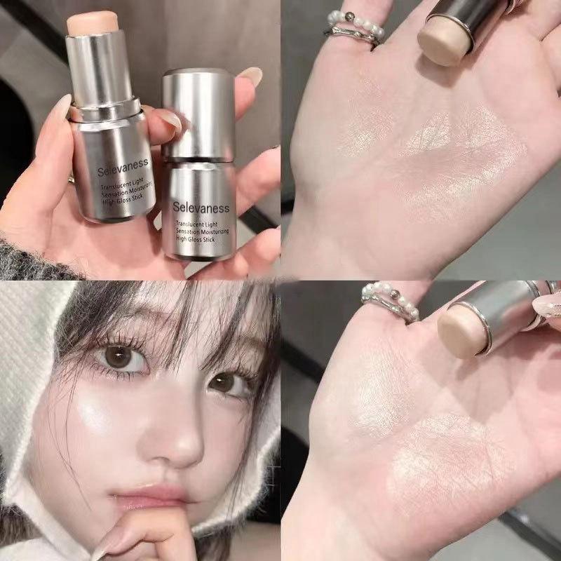 High Gloss Stick Highlighter Blush Water Light Shimmer Waterproof Face Blush Brighten Contouring Rouge