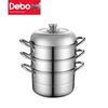 Debo 28cm 3-Tier Steamer and Soup Pot