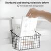 Hanging Door Rear Rack Grid Storage Basket with Hook Bathroom Kitchen Balcony Cabinet Door Rack Hanging Basket Storage Organizer