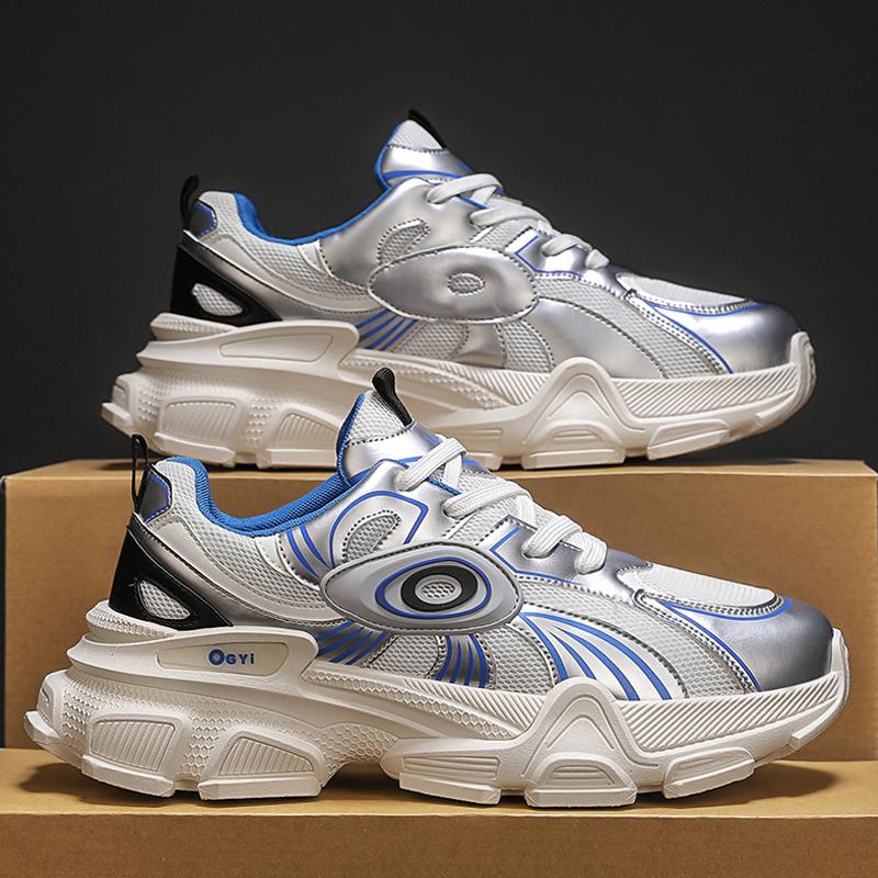 Fashion Men Running Casual Tenis Leisure Sports Thick Soles For Heightening Luxury Shoes Trainer Race Breathable Shoes 39-44