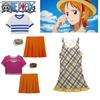 Originalgetreues One Piece Nami Cosplay-Kostüm für Damen, süße Anime-Kleidung für Halloween