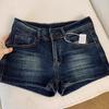 Pantaloncini di Jeans da Donna Estate Sexy Vita Bassa Skinny Elasticizzati Jeans Corti Donna Vintage Y2K Streetwear Shorts