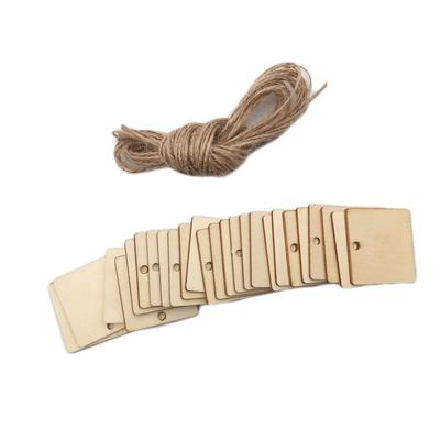 25pcs Unfinished Natural Wood Slices for DIY Home Wedding Hanging Decor