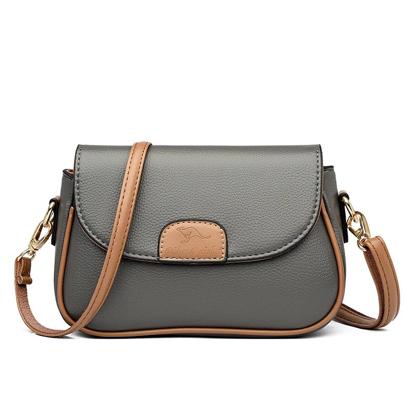 Women's Standard Leather Shoulder Bag  Lady Casual Armpit Bag  Female Shopping Bag