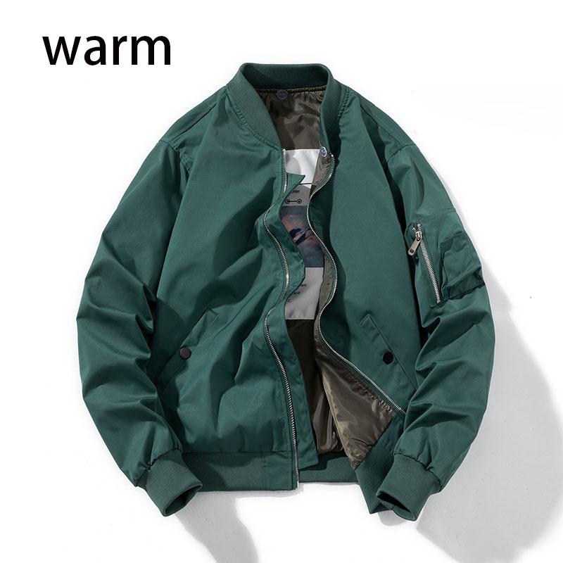 Men Jacket Women Solid Autumn Winter Jacket Fashion Vintage Hooded Baseball Coat Casual Windbreak Red Pink