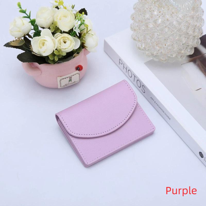 Portable Women's Wallet with Secure Card and Coin Compartments PU Leather for All Seasons