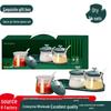 Cute Sprout 3-Piece Glass Spice Jar Set with Base