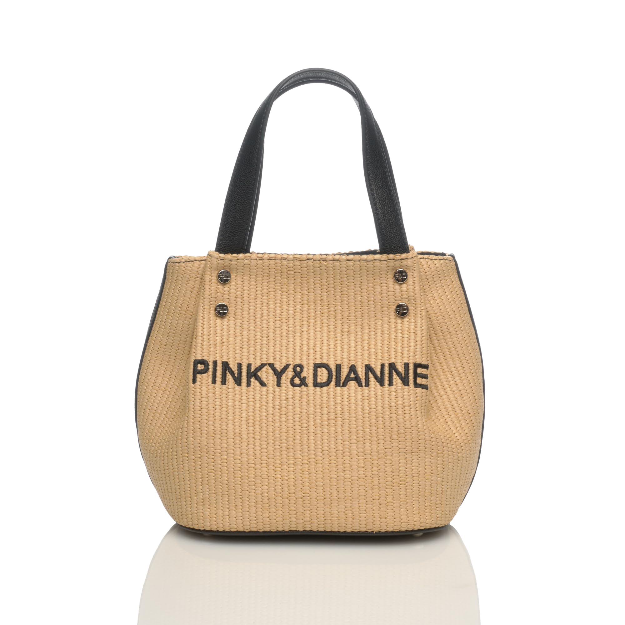 

and Hand Basket Panama Brand Can Hold a Long Adult Pretty Casual PDLHFHH1 Black [Pinky Diane] [Balloon] Bag, Style, Logo, Lightweight, Compact,