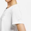 Nike Solid Color Letter Quick-Dry Breathable Short Sleeve T-Shirt Women Tops White DD5020-100