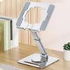 Aluminum Alloy Tablet Stand Rotating Foldable   Desktop Phone Tablet Holder Hollow Out Heat Dissipation for Live Streaming Drawing