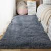 Ultra Soft Fluffy Shag Area Rug, Solid Color Polyester Carpet, Non-Slip Rubber Backing, Machine Made, Stain Resistant, For Livin
