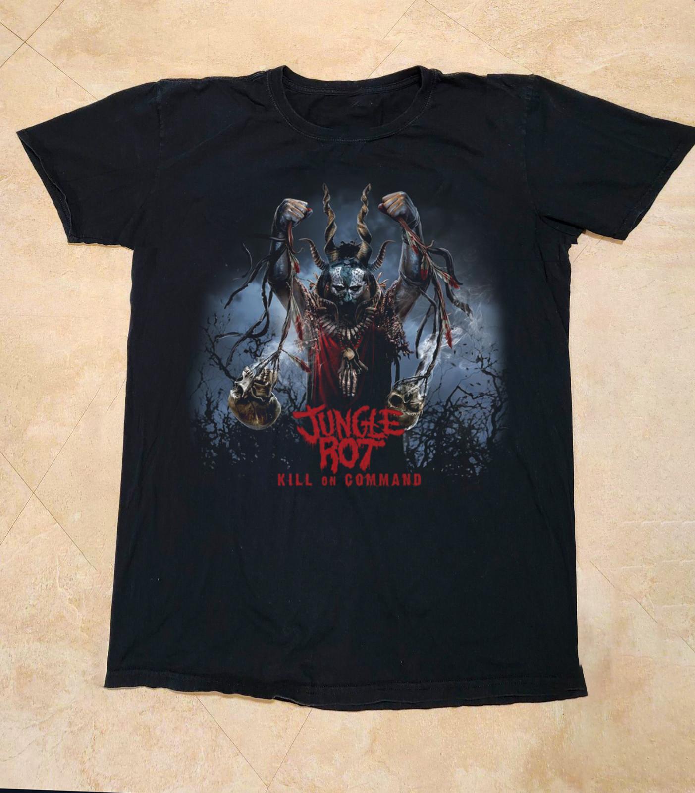 Jungle Rot - Kill on Command Унисекс футболка Все размеры от S до 5XL UB136 2XL
