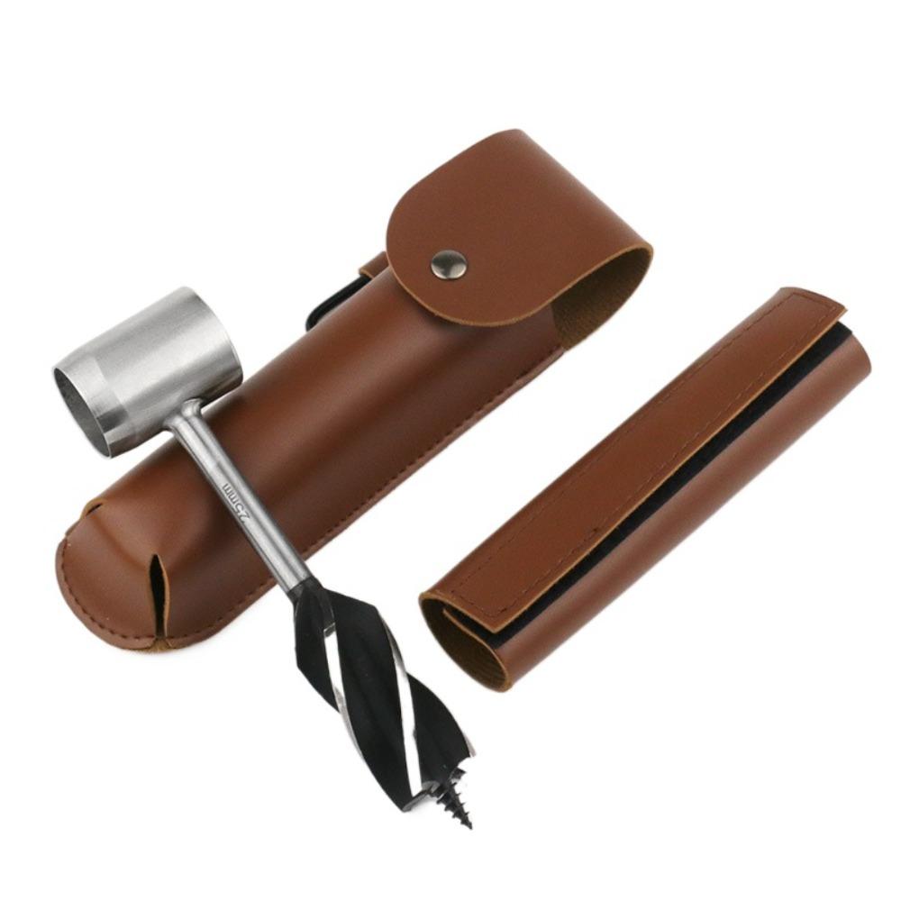 Punch Wood Drill Core Manual Hole Maker Hand Drill Tool Set Multipurpose Auger Drill Bits Camping