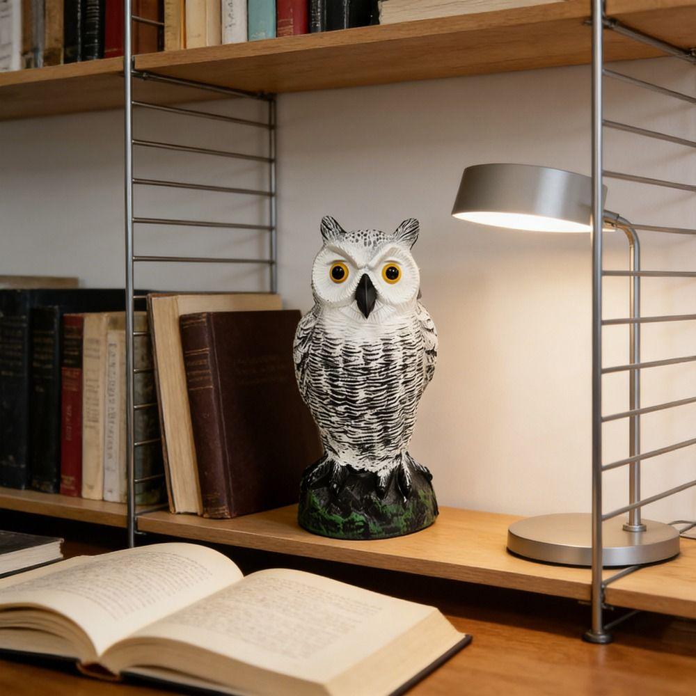 Kopfschüttelnde Eule Vogelabwehr Sonnenschutz Simulation Eule Tiere Plastik Eulen Garten