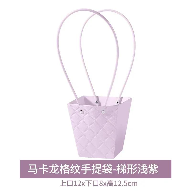 Festa de Casamento Rosa Flor Caixa de Presente Buquês de Flores Embalagem Caixa de Papel Sacola de Transporte Cesta de Armazenamento Dia dos Namorados Aniversário 10 PEÇAS