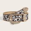 Leopard Print Belt Women'S American Retro Decorative Wind Belt Subcultural Belt Wide Waist Seal