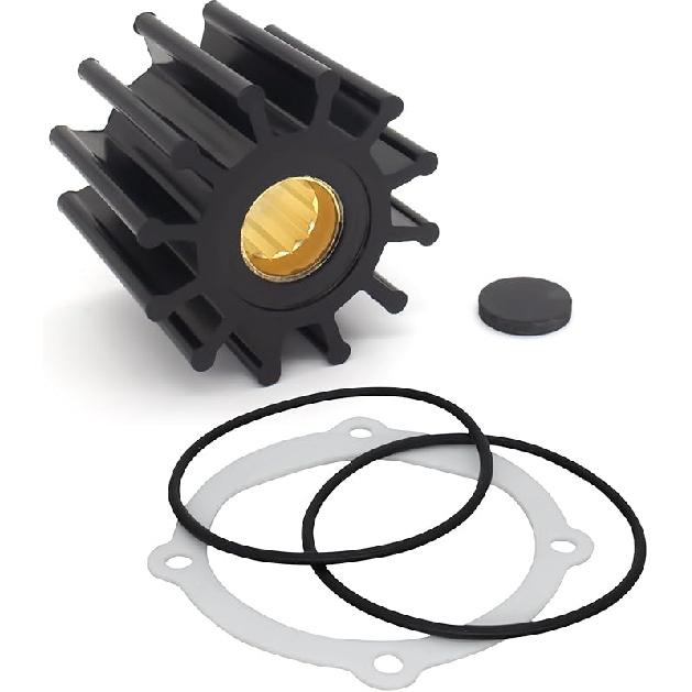 QuickMarine 21213660 Sea Water Pump Impeller Kit Replace Vol-Vo Penta 3.0 4.3 5.0 5.7 L V6 & V8 Stern Drive Inboard Engines Replace 21951348 Sierra