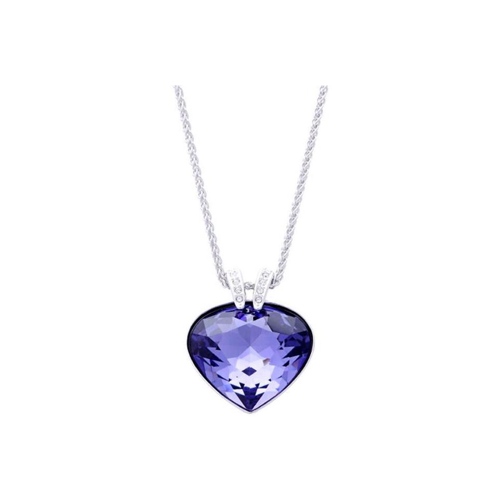 Swarovski Oceanic Heart Pendant Necklace Women necklace 5020050 Box (Random Color)