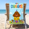 1pc Hey Duggee3 Beach Towel, Beach and Seaside Swimming Pool Equipment, Fashion Pattern, Rectangular, Travel Essentials