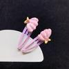 2pcsSweet Hairy Hairpin Princesses Hair Clip Delicate Beautiful Women Barrettes for Various Outfits and Event