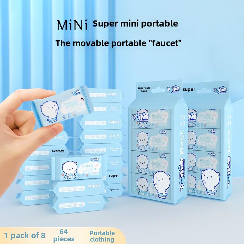 

Компактные влажные салфетки унисекс для личной гигиены