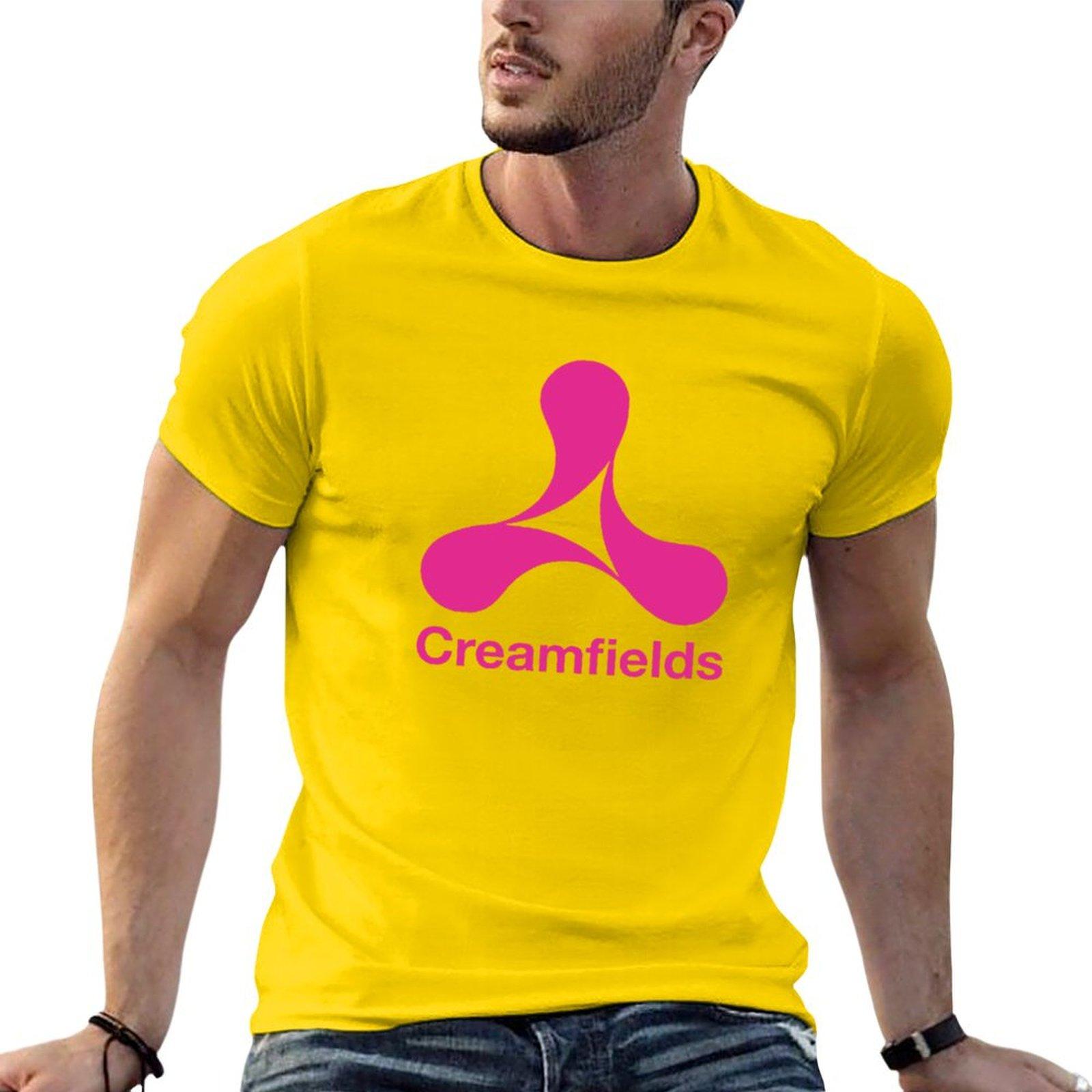

Футболка Creamfields Фестиваль Танцю та Музики футболки з принтом футболка графічна вінтажна нова версія футболки чоловічі M