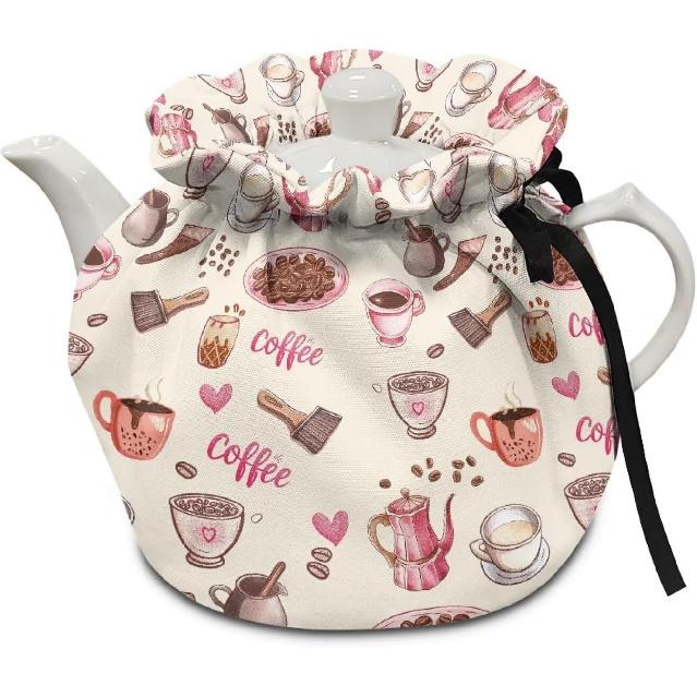 Xoenoiee Tea Pot Cosy Cotton Tea Cozy for Teapots Dust Cover ulated Kettle Cover Teapot Warmer for Home Kitchen Decorative Accessories Tea Time