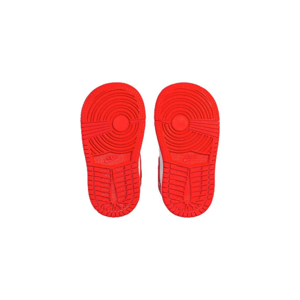 Air Jordan 1 Retro High OG TD Heritage Sneakers per Bambini Rosso Bianco University-Red AQ2665-161