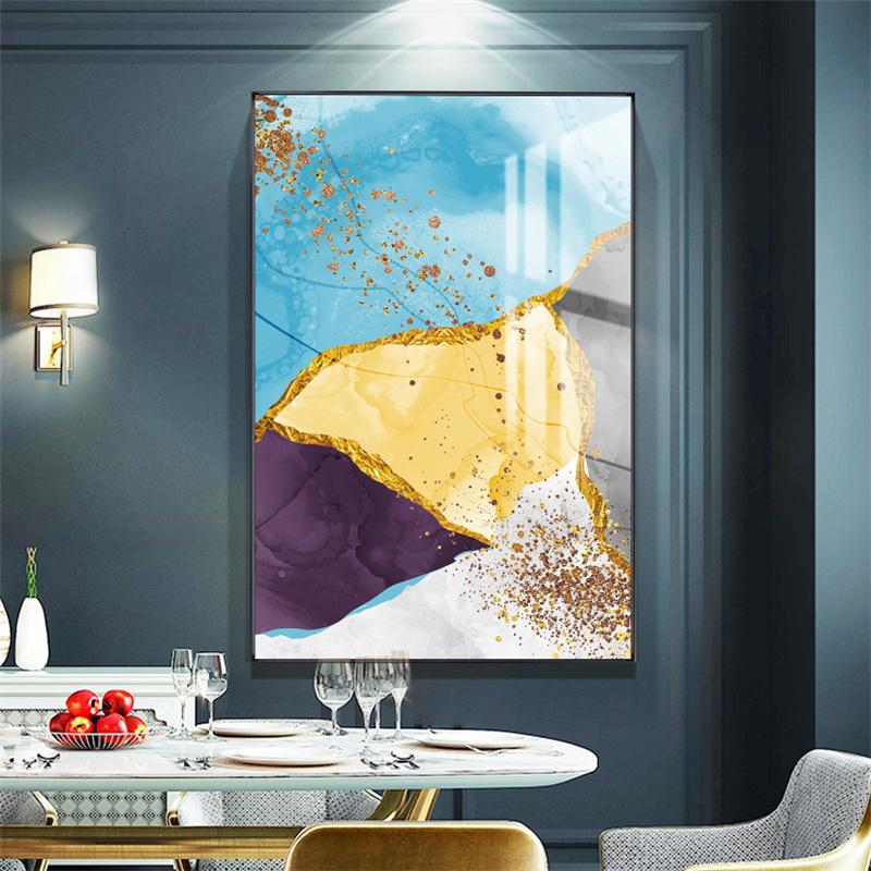 Wall Pictures Geometric Print Living Room Decor Poster Decorative Marble Abstract Canvas Painting Ink Posters And Print