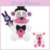 Divertido E Educacional Fnaf Five Nights At Freddy's Sister Location Pelúcia Funtime Freddy Com Bon Bon