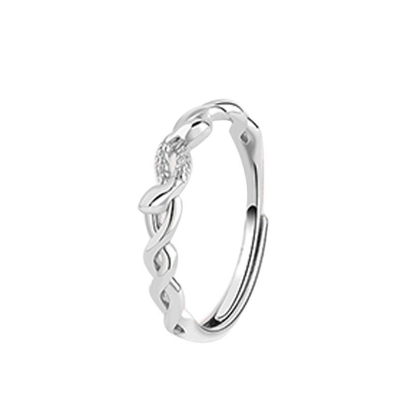 Natal Year Snake Ring Female Niche Design High Sense Personality Fashion Double Snake Wrap Open Ring Hand Jewelry