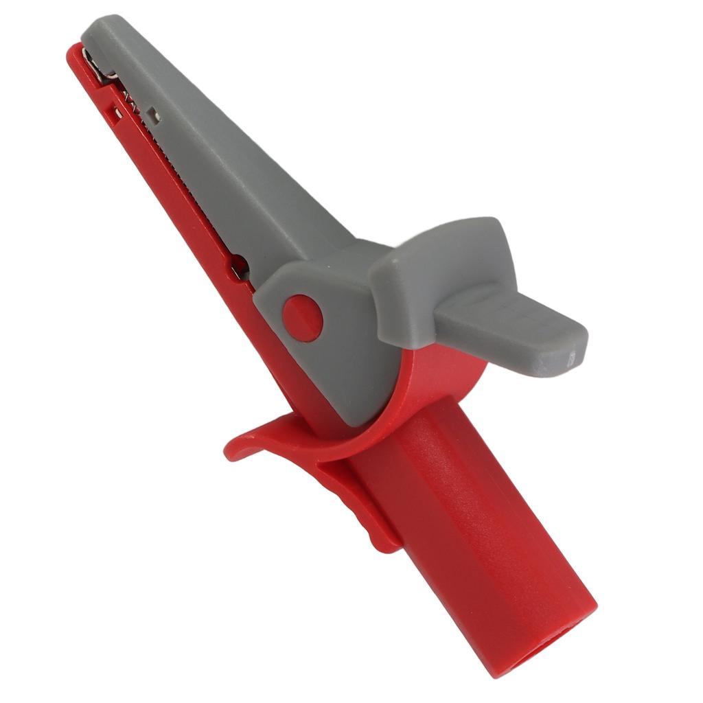 Insulated Test Clamp Safe 20mm Opening Current Test Clip with 4mm Banana Socket for Car Trucks Electrical Projects