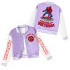 Kids' Stylish Color Neck Baseball Jacket for Boys and Girls Casual Outerwear