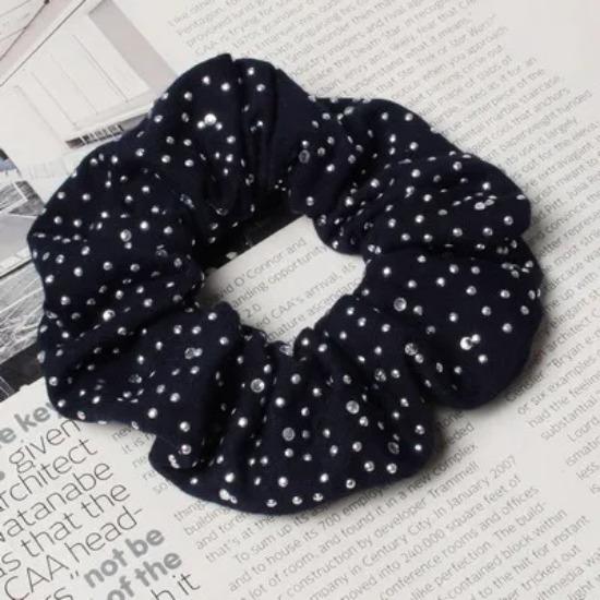 

Большая блестящая тканевая резинка для волос, эластичная резинка для волос для фиксации хвостика, для девочек, ручной работы, резинки для волос, женские аксессуары для волос