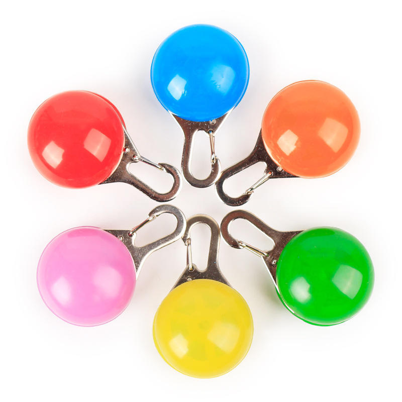 Dog tag walking dog round anti-lost luminous hanging tag for dogs Anti-lost dog luminous hanging tag
