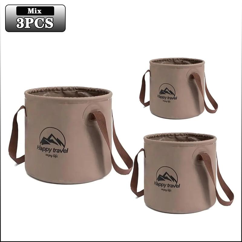 5/10/20L Folding Portable Bucket with Cover Car Wash Fishing Bathroom Tool Silicone Bucket Outdoor Camping Household Supplies