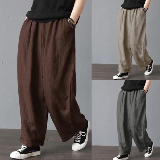Long Pants Breathable Comfortable Loose Leisure Harem Pants for Outdoor