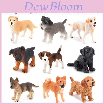 Pvc Realistic Dog Model Collection With Static Animal Figures For Home Decor Fans