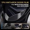 For Mercedes‑Benz GLA 2018-2020 TPU Car Door Anti Kick Pad Inner Side Edge Film Front and Rear Door Side Panel Protection Pad