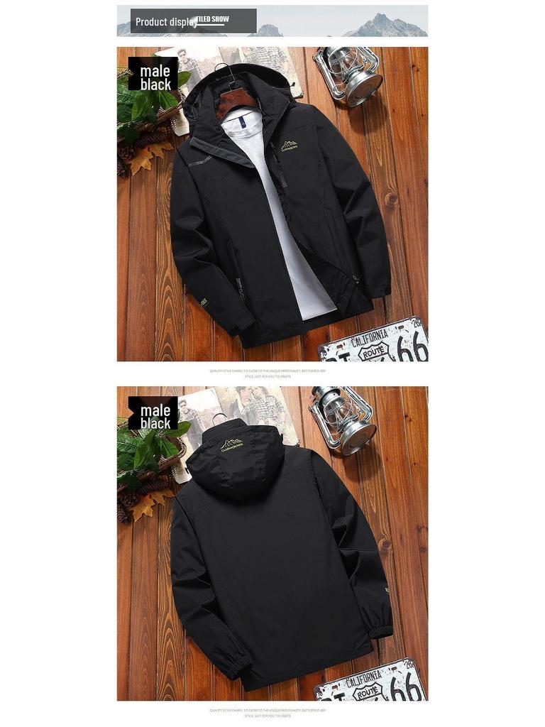 Men's Lightweight Spring & Autumn Jacket - Casual & Stylish Dad's Mountaineering Outerwear