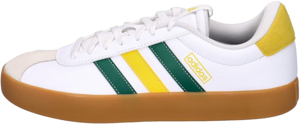 Кроссовки Adidas VL Court 3.0 ftwr white/collegiate green/utility yellow