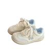 Puff Bear Pattern Board Shoes Women's New Spring Versatile Little White Shoes Retro Thick Sole